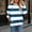 A05-Navy, variant on Zysthvn Women's Sweatshirts Striped Fall Pullover Casual Sweatshirts for Women Crewneck with Pockets Long Sleeve Tops