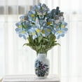 thumbnail image 5 of Todaioua Daffodil Artificial Flowers 14In Real Touch Blue Faux Daffodils Flowers Bouquet for Vase Home Office Wedding Floral Arrangement Decoration, 5 of 9