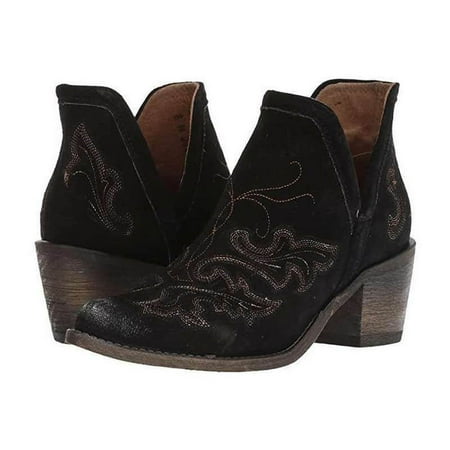 

Women s Winter Embroidered High Heels With A High Toe And A Low Heel