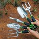 thumbnail image 3 of Pala de jardín de acero inoxidable - Pala para flores - Herramienta de jardinería para pequeños trabajos de plantación, 3 of 5
