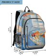 thumbnail image 2 of FORMRS School Backpack 17" Student Travel Bag with Laptop Compartment, Blue Goldfish, 2 of 7