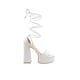 thumbnail image 1 of Zapatilla Mujer Kipon Plataforma Ajustable Tacon blanco 26, 1 of 5