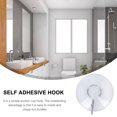 thumbnail image 2 of SHISUYAN 16PCS Powerful Transparent Suction Cup Hooks Non-marking Self Adhesive Hook, 2 of 8