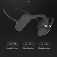 thumbnail image 3 of Cateissary Auriculares de conducción de aire Auriculares inalámbricos Bluetooth 5.0 Auriculares deportivos impermeables IPX6 Cables de audio/vídeo negro, 3 of 6