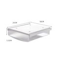 thumbnail image 1 of Hidden Drawer Under Desk Drawer Transparent Hidden Drawer Small Under Desk Storage Box Under Desk Storage Box No Punching Storage ABS PS Small Hidden Drawer For Dormitory Office, 1 of 5