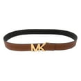 thumbnail image 5 of Michael Kors Reversible Logo Leather Buckle Waist Belt, Brown, Large, 5 of 7