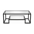 thumbnail image 3 of Henn&Hart Hollywood Regency Metal Black and Bronze Coffee Table, 3 of 8