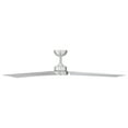 thumbnail image 2 of Roboto 62" Brushed Aluminum Smart Ceiling Fan with Remote Control, 2 of 8