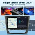 thumbnail image 7 of 2G+64G Car Radio Stereo for Mercedes Benz E Class W211 E200 CLS W219 2002-2009,Wireless CarPlay/Android Auto, 9 Inch Android 13 Touch Screen GPS WiFi Bluetooth FM EQ HD Backup Camera, 7 of 7