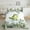 Green White, variant on Cartoon Animal Twin Comforter Set 7 Pieces Kawaii Bird Bedding Comforter Sets, Cute Wildlife Bed in a Bag Green White Bedding Set, Botanical Plant Eucalyptus Bed Sheets Set