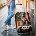 thumbnail image 3 of Freedom Paws Patriotic Great Dane Vintage Memorial Day Travel Luggage Cover Danes Dog Lover Gifts Suitcase Dust Protective Decor - 12006, 3 of 5