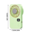thumbnail image 4 of ICQOVD Desktop Fan Usb Digital Display Cooling Fan 100 Speed Hands Free Outdoor, 4 of 8