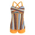 thumbnail image 5 of Women's Underwire Tankini Swimsuit - Twist V Neck Flowy Bathing Suit Top Only, No Bottom, 5 of 9