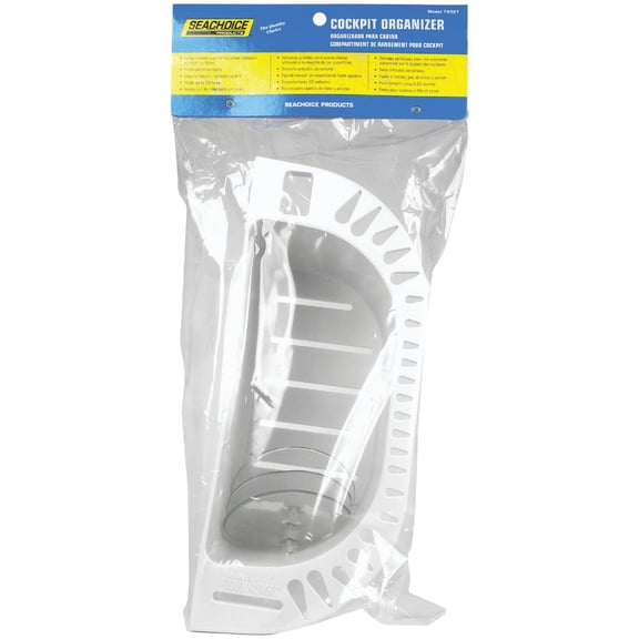 Seachoice 79321 Boat Cockpit Organizer - White