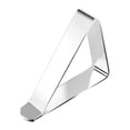 thumbnail image 5 of ER Abrazadera Triangular para mantel de acero inoxidable, 3 uds., abrazadera para mantel, abrazadera de fijación ajustable de boca grande de 5cm brillar Electrónica, 5 of 5