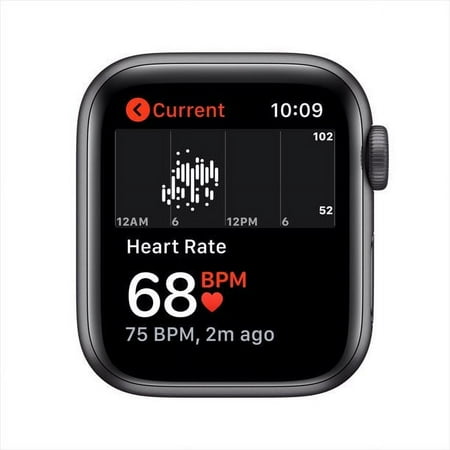 Apple Watch SE - 40mm - GPS - Space Gray Aluminum Case Black Sport Band Grade A+