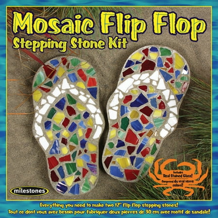Milestones Mosaic Flip-Flop Stepping-Stone Kit