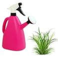 thumbnail image 2 of Regadera Botella pulverizadora Mister 1 litro 2 en 1 Botella de niebla recargable Gatillo Latas de jardinería a presión manual Atomizador para jardín Plantas de interior Flores (Rosado), 2 of 5