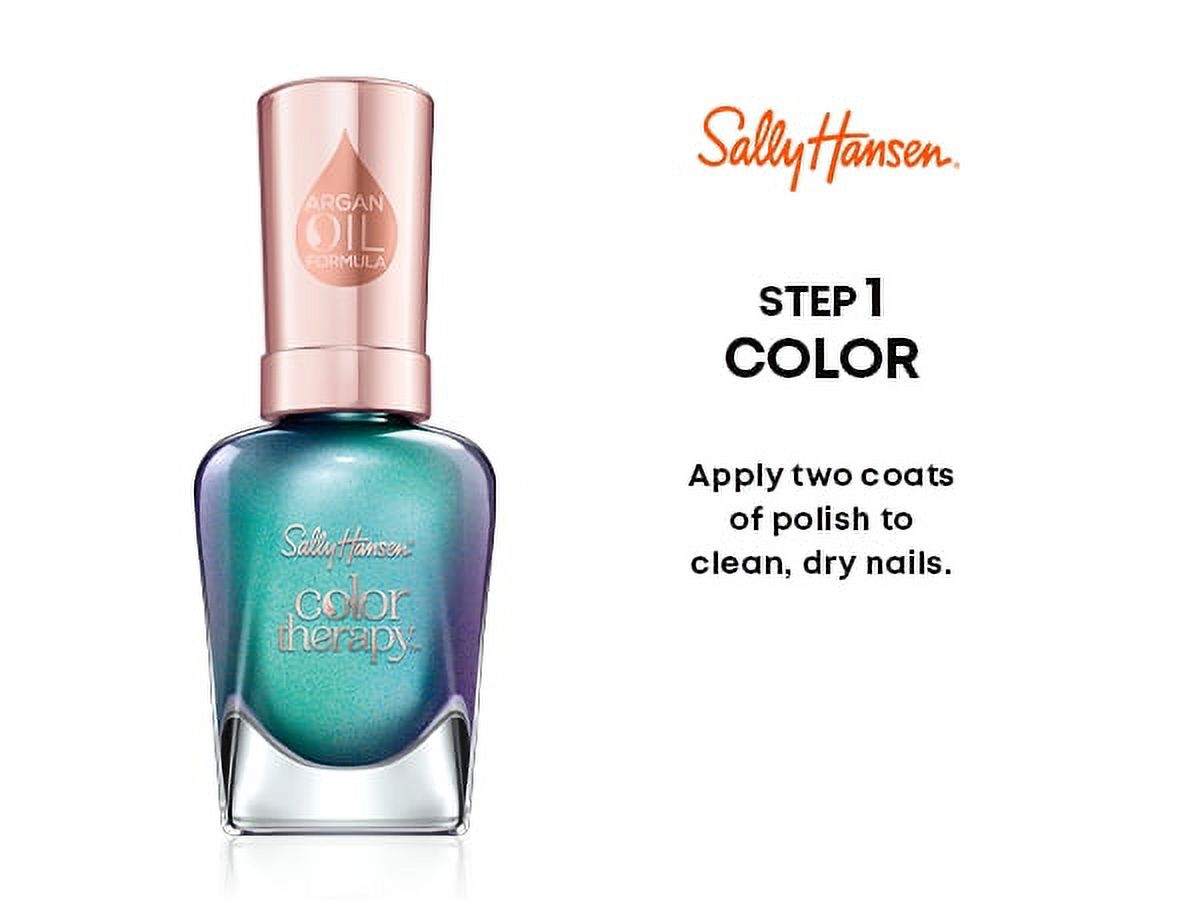 Sally Hansen Color Therapy Nail Color, Savasan-ahhh, 0.5 oz, Color Nail Polish, Nail Polish, Nail Polish Colors, Restorative, Argan Oil Formula, Instantly Moisturizes - image 3 of 14