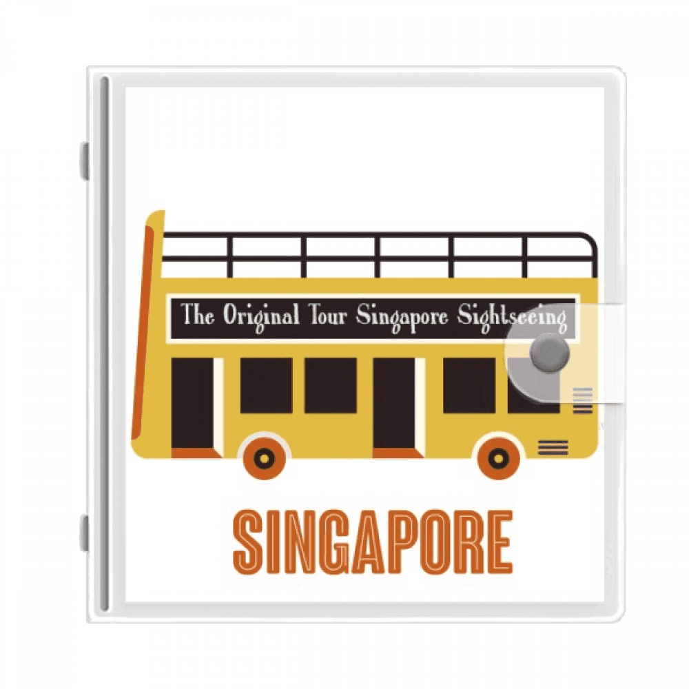 Singapore Sightseeing Shuttle Bus Photo Album Wallet Wedding Family 4x6