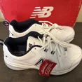 thumbnail image 3 of Size 8.5 - New Balance 608v5 White Navy, 3 of 6