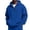 03# Royal Blue, variant on Qwertyu Big and Tall Hoodies for Men Crew Neck Long Sleeve Quarter Zip Up Sweatshirt Fall Winter Casual Loose Pullover Hoodies with Pockets Royal Blue L