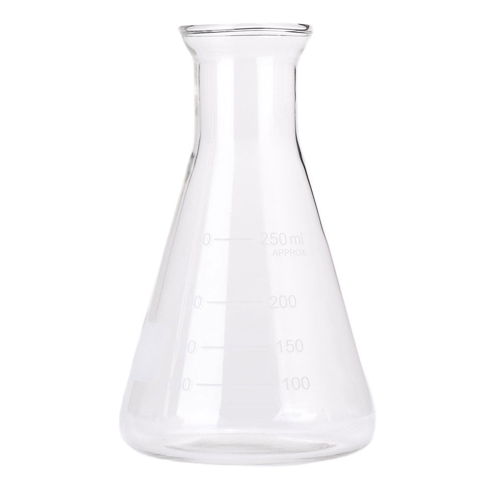 Borosilicate Glass Beaker Conical Flask Useful 250ml Bar Restaurant