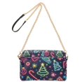 thumbnail image 2 of FORMRS Women Crossbody Purse with Chain Strap Vegan Leather Shoulder Handbag, Neon Christmas, 2 of 7