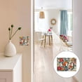 thumbnail image 7 of Yayeee Toggle Light Switch Wall Plate 3-Gang 6.37"x4.48" Decorative Outlet Cover, Orange Japanese Flowers Pattern, 7 of 7