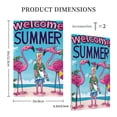 thumbnail image 3 of Balery Beach Flamingo Trio for Duplex Wall Plates Kit, Electrical Outlet Covers, Standard Size 1-Gang 5.0" x3.0", Electric Receptacle Plug Covers-Style V, 3 of 6