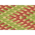 thumbnail image 1 of Ahgly Company Tapis Rectangulaire Lavable en Machine Rouge Pamplemousse Transitionnel, 7 Pieds x 9 Pieds, 1 of 7
