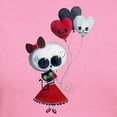 thumbnail image 3 of CafePress - Cute Skeleton Girl With Spooky Balloons T Shirt - Women's Traditional Fit Dark T-Shirt, 3 of 4
