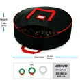 thumbnail image 4 of Christmas Wreath Storage Container Wreath Bag for Storing Garlands, Wreaths Storage Bag W Strong Durable Handles (B), 4 of 4