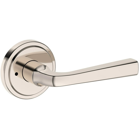 Baldwin Pv.Kin.R.Srr Kingvale Privacy Door Lever Set - Nickel