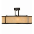 thumbnail image 6 of Meyda Tiffany 170883 Cilindro 4 Light 24" Wide Semi-Flush Drum Ceiling Fixture - Bronze, 6 of 7