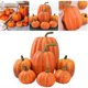 thumbnail image 5 of Juego Adornos Calabaza Simulados Modelo Calabaza Falsa Accesorios Decorativos para Fotografía (naranja) Calabaza Amarilla 7 Uds., 5 of 8