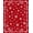 Red, Pattern 3, variant on ODIKA 5x7 Machine Washable Non-Slip Area Rug, Magical Winterscape Floral Charming Embellishment High Traffic Rug, Red, 638841