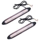 thumbnail image 3 of Riwesomey 2 unids/set luz de circulación diurna coche LED DRL lámpara de conducción diurna accesorios para automóviles Bombillas para automóviles Negro 15.5 cm De colorido a amarillo, 3 of 8