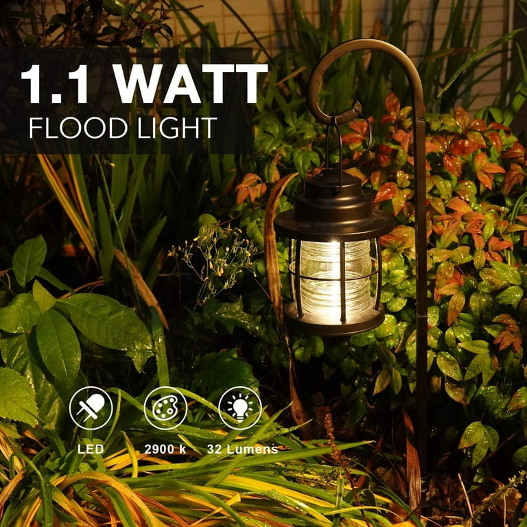 GOODSMANN 4 Pack Low Voltage Landscape Lighting Flood Light 1.1 Watt LED  Low Voltage Pathway Lights for Driveway, Yard, Lawn, Garden 9920-4110-04