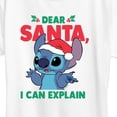 thumbnail image 3 of Lilo & Stitch - Dear Santa I Can Explain - Women's Short Sleeve Graphic T-Shirt, 3 of 5