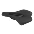 thumbnail image 2 of Sillín de bicicleta con absorción de impactos, de cuero PU, hueco medio, transpirable, ligero, para ciclismo de carreras, 2 of 14