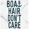 thumbnail image 2 of Boat Hair Don't Care Ocean Vibes Cute Women's Graphic T Shirt Tees Brisco Brands X, 2 of 5