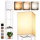 thumbnail image 1 of Lámpara de pie PARTPHONER de 160 cm blanca con bombilla LED de 3 colores, 1 of 7