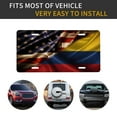 thumbnail image 3 of Combined Colombia And Usa Flag Car Aluminum Front License Plate, Funny License Plate Personalized Car Decoration Fits Any Standard Us Plates License Covers 11.6x5.7inch, 3 of 6