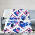 thumbnail image 1 of DouZhe Ultra-Soft Micro Fleece Lightweight Flannel Bed Blanket, Graffiti Camouflage Print Cozy Warm Throw Blankets, 50"x40", 1 of 7