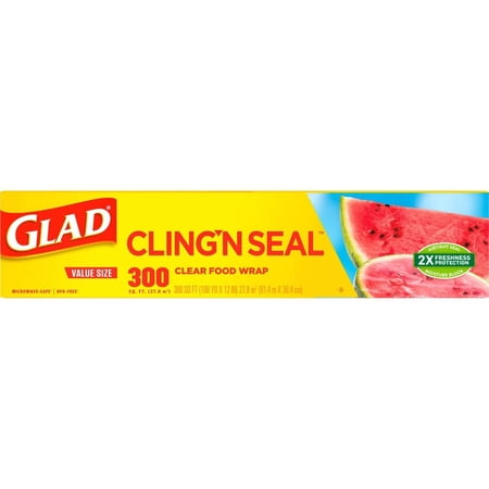 Cling Wrap - 300 sq ft: BPA-Free, Self-Stick, Multipurpose