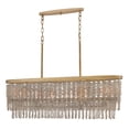thumbnail image 2 of Fredrick Ramond Fr41496 Rubina 6 Light 48" Wide Crystal Linear Chandelier - Gold, 2 of 2