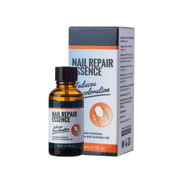 Solución para el cuidado de las uñas para onicomicosis, uñas dañadas, descoloridas y quebradizas; solución para el cuidado de las uñas que las fortalece y da brillo, 30 ml