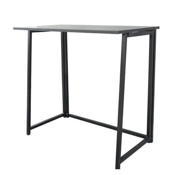 Collapsible Computer Desk, Black - Portable Laptop Desk for Home Office, 31.5" x 17.7", Folding Study Desk as picture