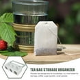 thumbnail image 3 of KAKOWELY Tea Bag Organizer with Compartments for Countertop Use Portable and Practical Assorted Color,9.45"X3.94"X2.76", 3 of 5